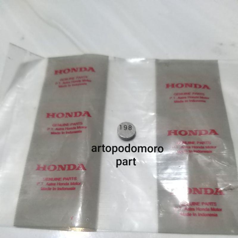 sim tuppet tablet klep size 198 honda old new CB 150R / CBR 150 / sonic 150 / GTR 150 / CBR 250