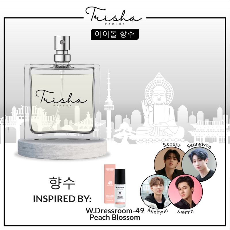 Parfum Aroma S.COUPS x SEUNGWOO x MINHYUN x JAEMIN Inspired By Peach Blossom | Bibit Inspired Eau De