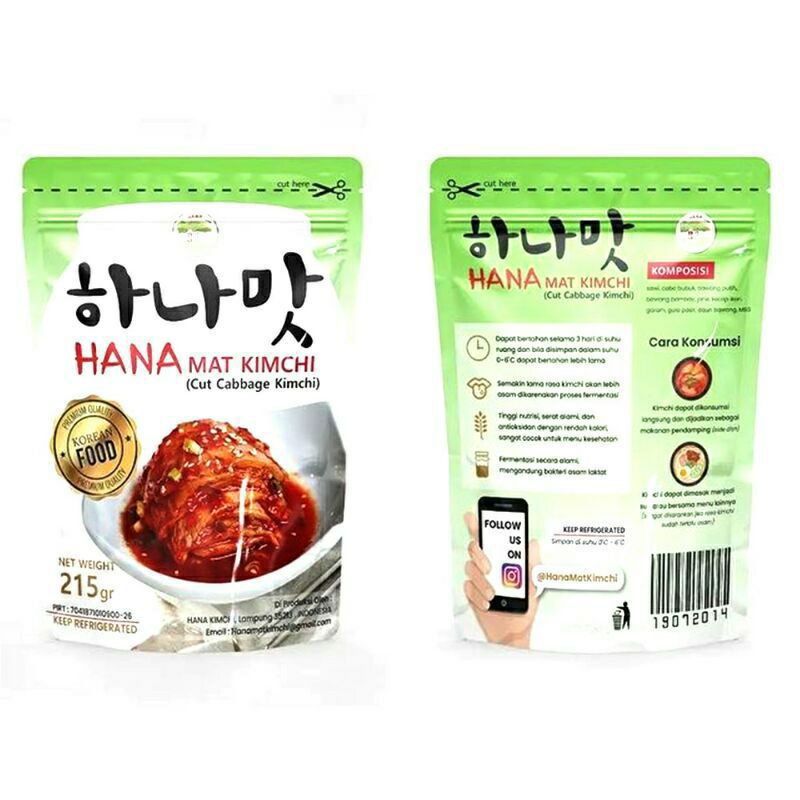 

HANA MAT KIMCHI 215GR KOREAN FOOD // FROZEN FOOD BANDUNG