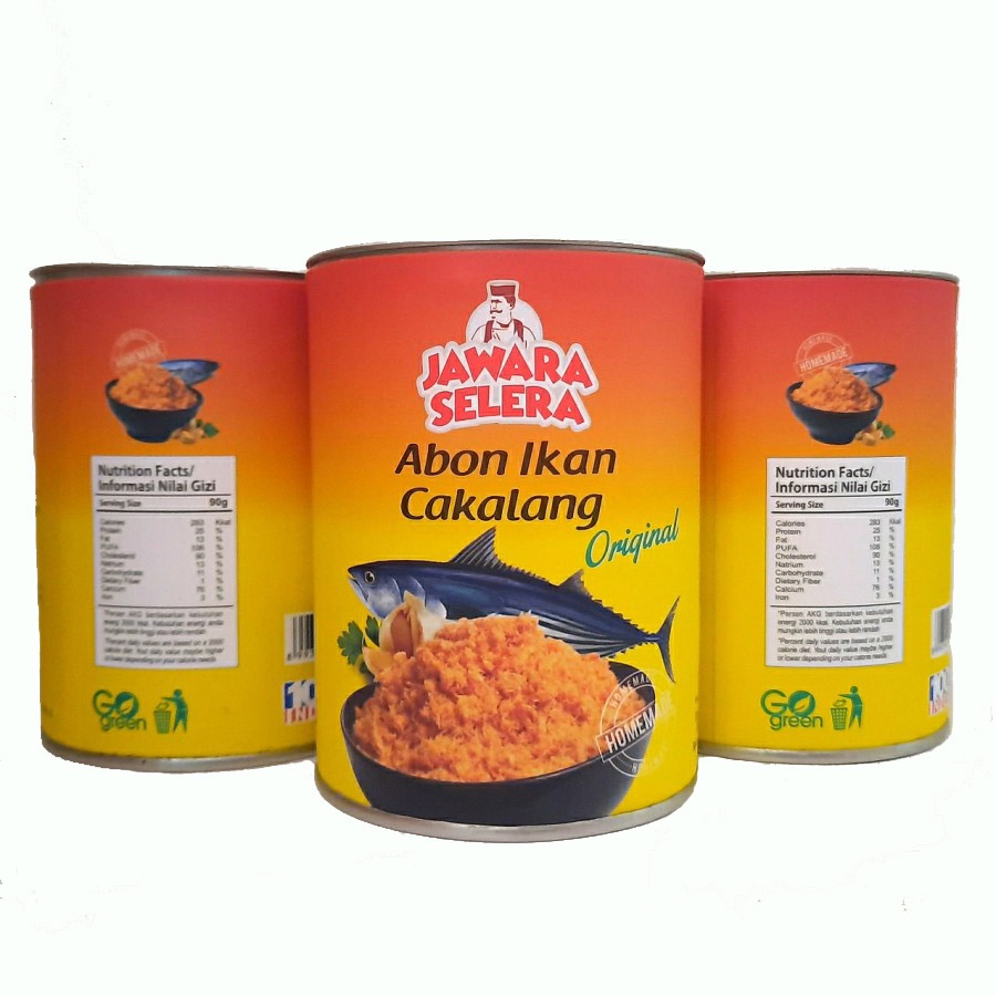 Abon Ikan Cakalang Jawara Selera All Varian Special Promo - 90Gram