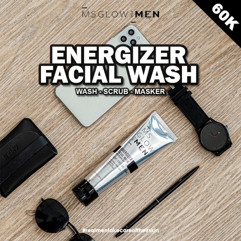 [ORI] Facial Wash MS Glow Men / MS Glow For Men Original