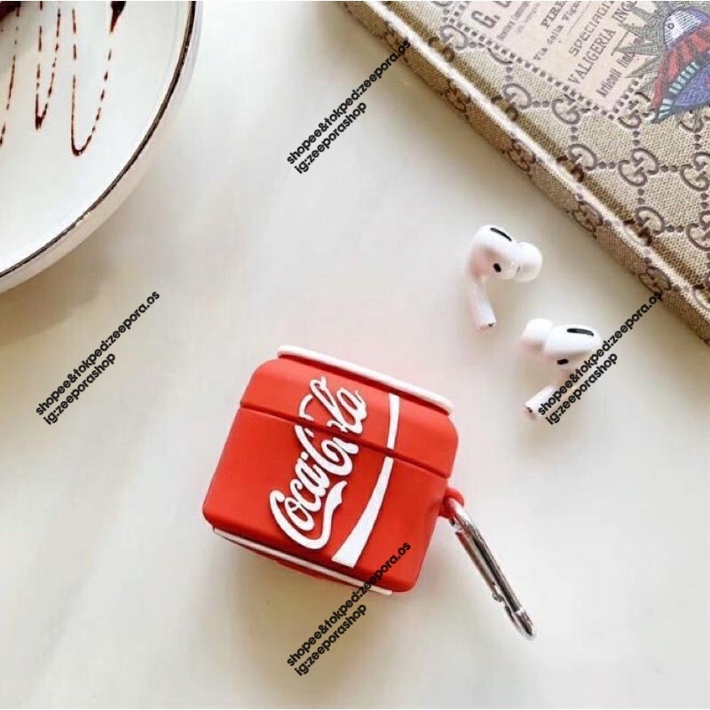 case airpods simple drinks sprite coke pepsi softcase minuman cola