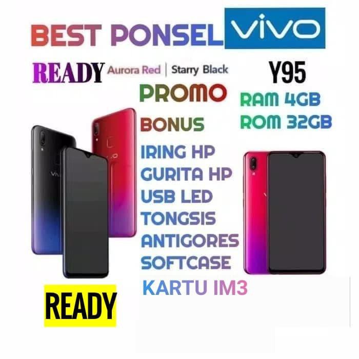 [Handphone] VIVO Y95 RAM 4GB ROM 32GB GARANSI RESMI VIVO INDONESIA