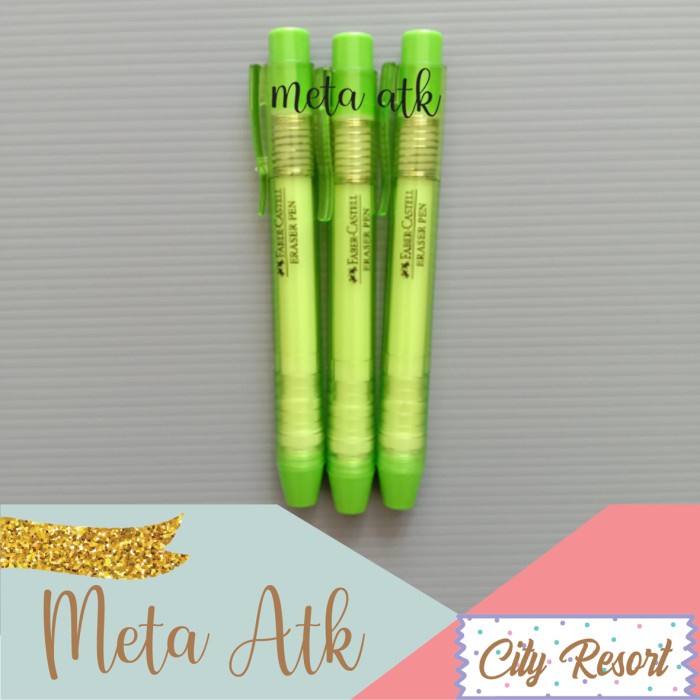 

Aman Penghapus Mekanik / Eraser Pen Faber Castell Gilaa!!!