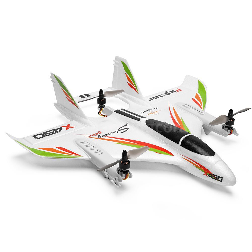 WLtoys XK X450 EPP RC Airplane 2.4G 6CH 3D//6G RC Aircraft Glider Fixed Wing RTF