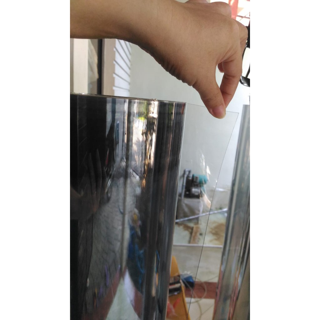 Mika Kaca PET  Tebal 0,5mm Bening Transparant Super Clear per roll