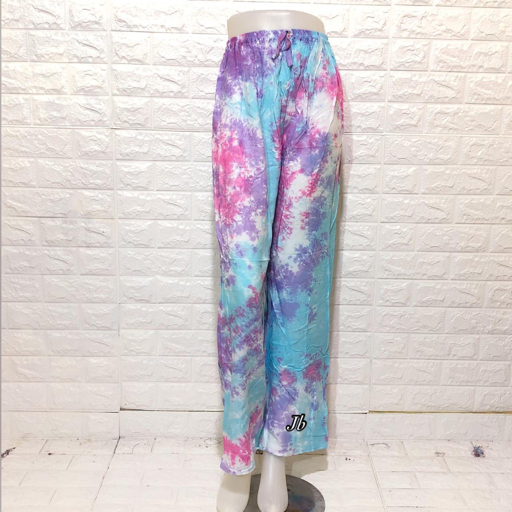 CELANA KULOT PANJANG TIE DYE JUMBO BALI 2-KODE 12
