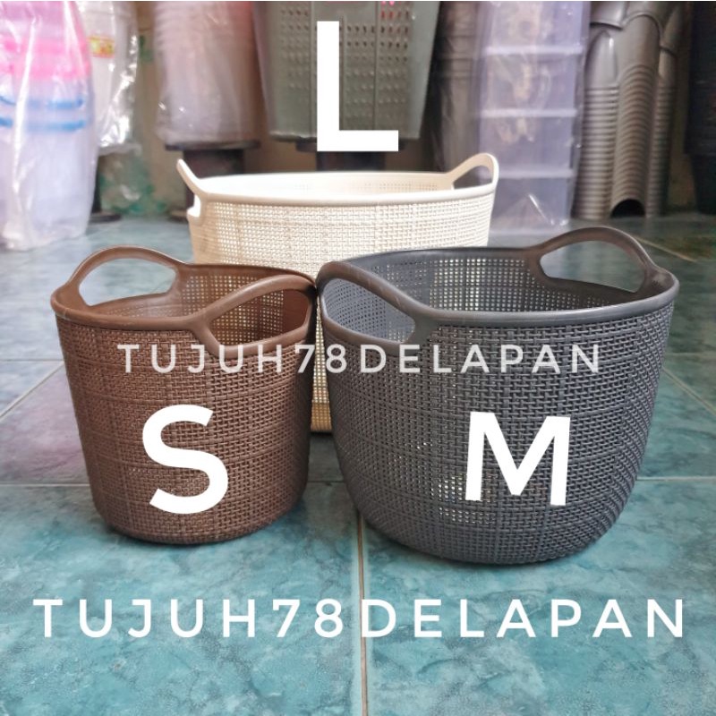 Keranjang Serbaguna Bulat Delima Clio S,M,L