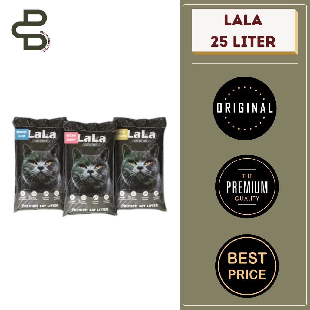 PASIR GUMPAL WANGI LALA 25 LITER // CAT LITER (KHUSUS GOJEK/GRAB)