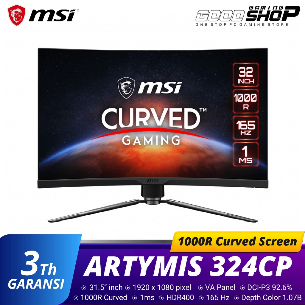 MSI MAG ARTYMIS 324CP [1080p, 165Hz] - Gaming Monitor