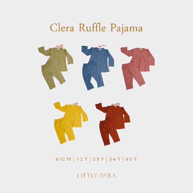 LITTLE DYRA Clera Pajama Set - Baju Tidur Anak Setelan