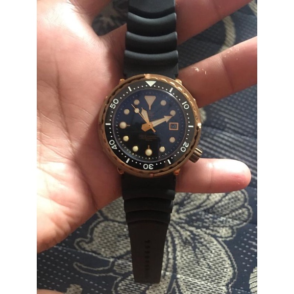 Steel dive bronze (homage seiko tuna)