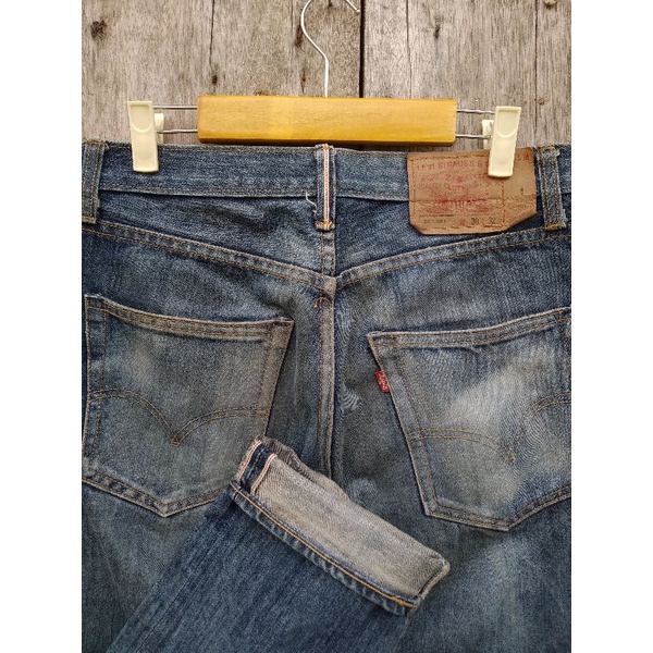 levis vintage 501 big E selvedge bluewash size fit 29 second original