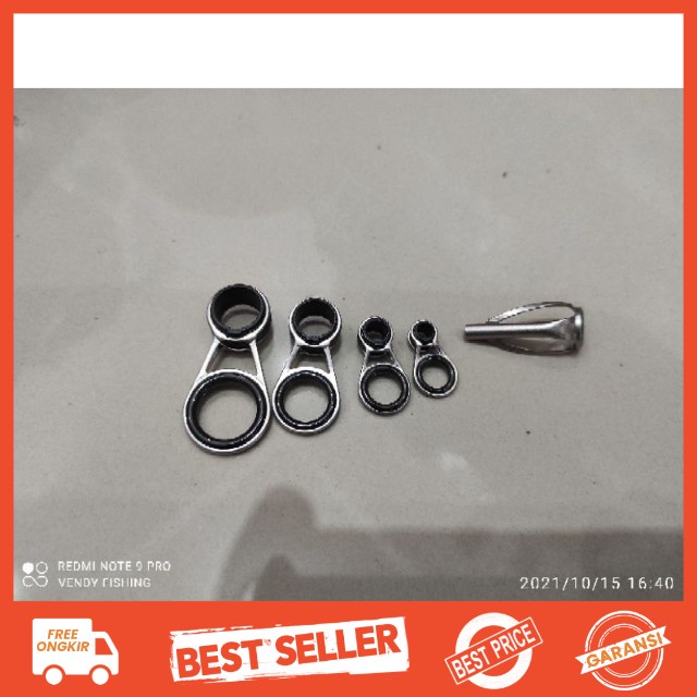 ring set fuji untuk joran laut teleskopik pnjang 390 420 450