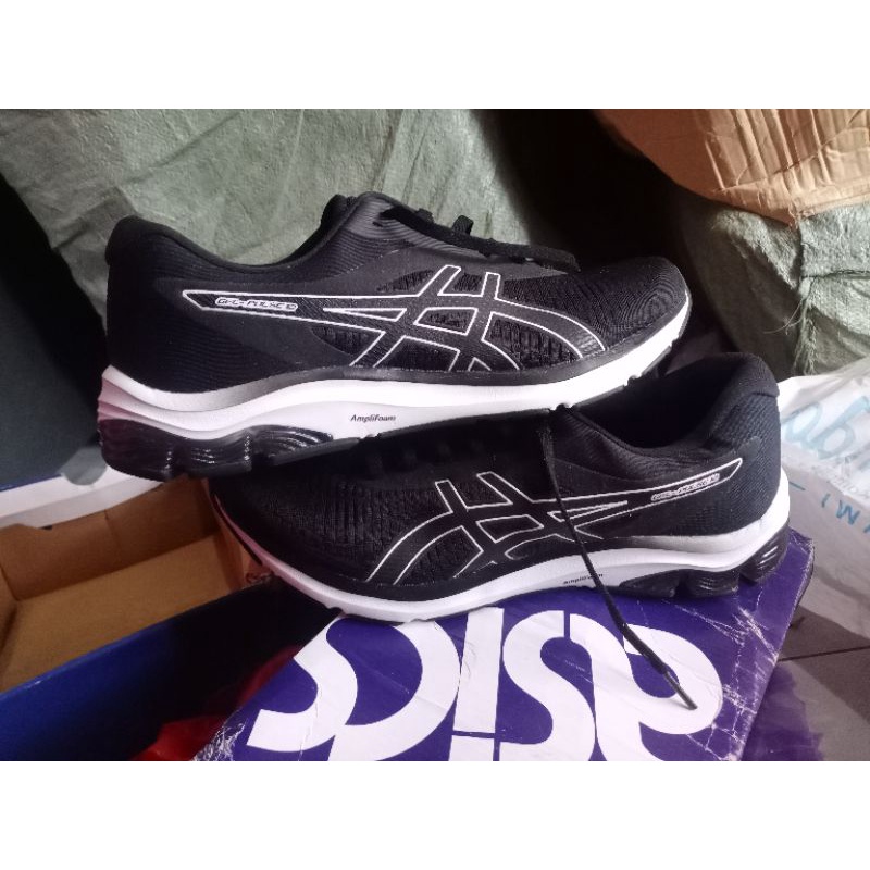 asics gel Pulse 12 original size 45 hitam putih limited