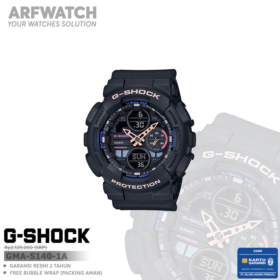 Casio G-Shock GMA-S140-1A / GMA-S140-1ADR Original