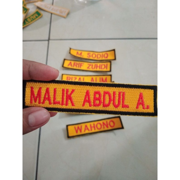 Bordir NAMA BANSER (FULL BORDIR)