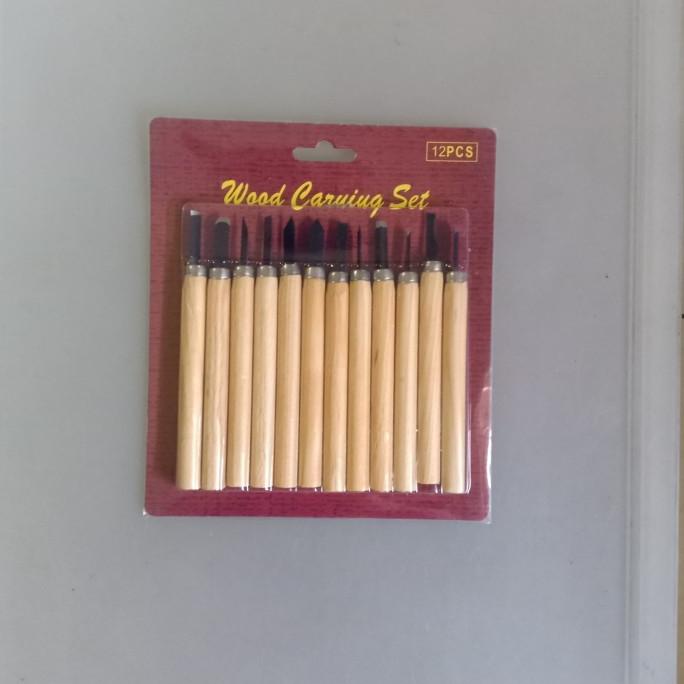

Buruan serbu] alat pahat ukir kayu set isi 12 wood carving chisel set cukil kayu