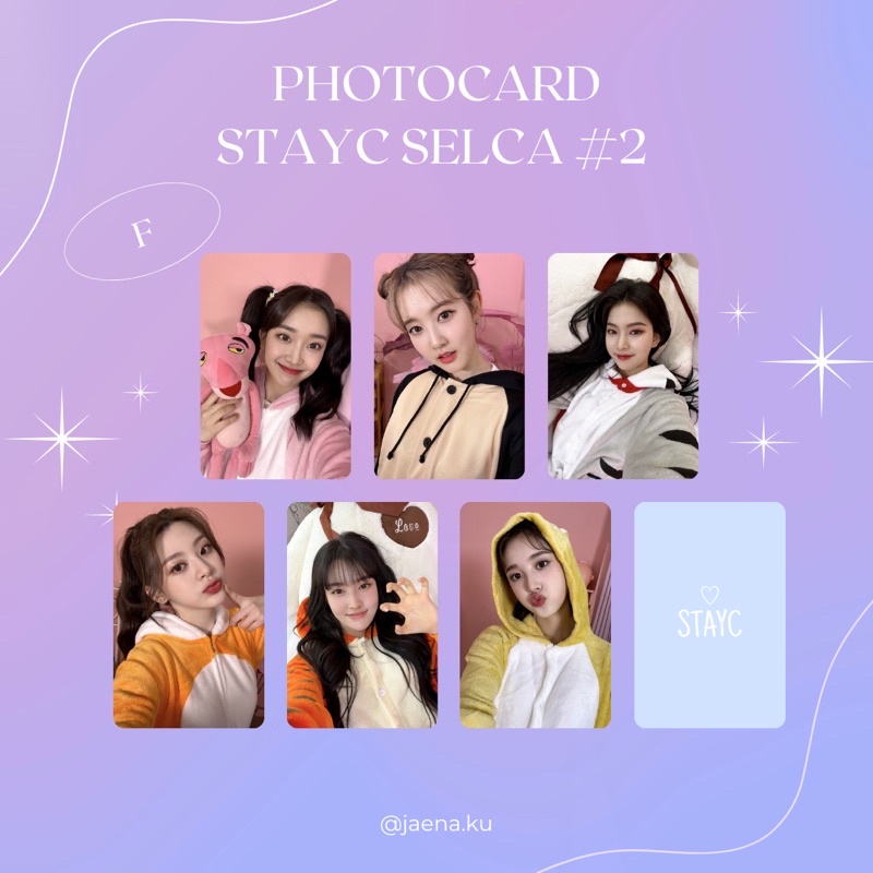 [STAYC] PHOTOCARD SELCA #2 STAYC ‼️BACA DESKRIPSI‼️