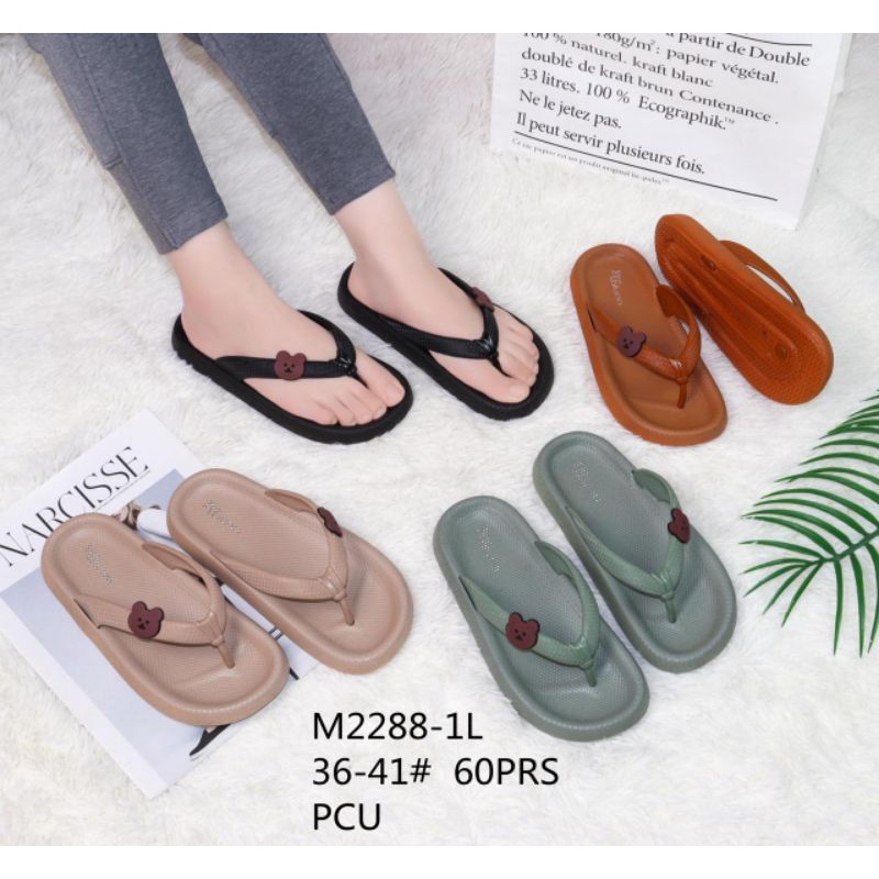 New M2288 Sandal Jepit Jelly Chessy