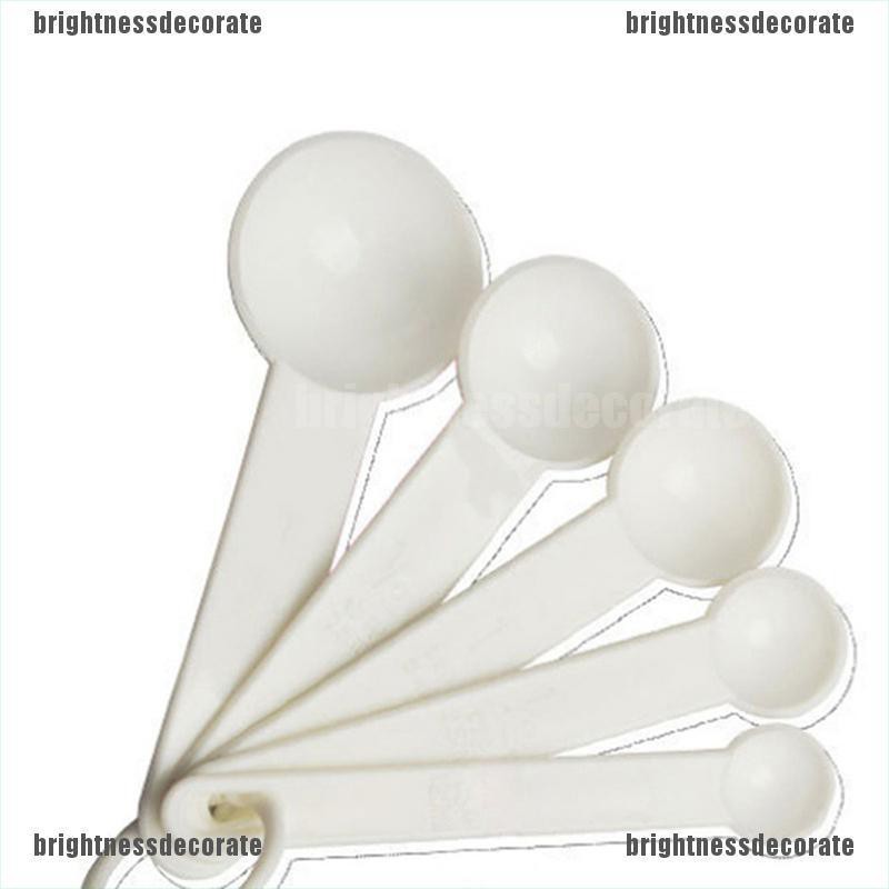 brigid 5Pcs Sendok Takar Bahan Plastik untuk Baking