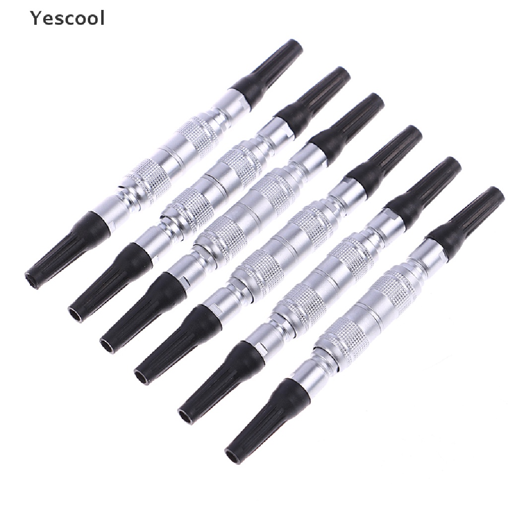 Yescool 1 Set Konektor sensor Sirkular YC8 mini Model push pull self lock