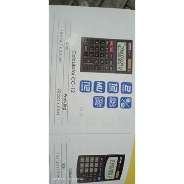 

calculator joyco cc 12