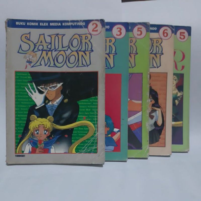 komik sailormoon cabutan 2,3,4,6, sailoormoon R 5