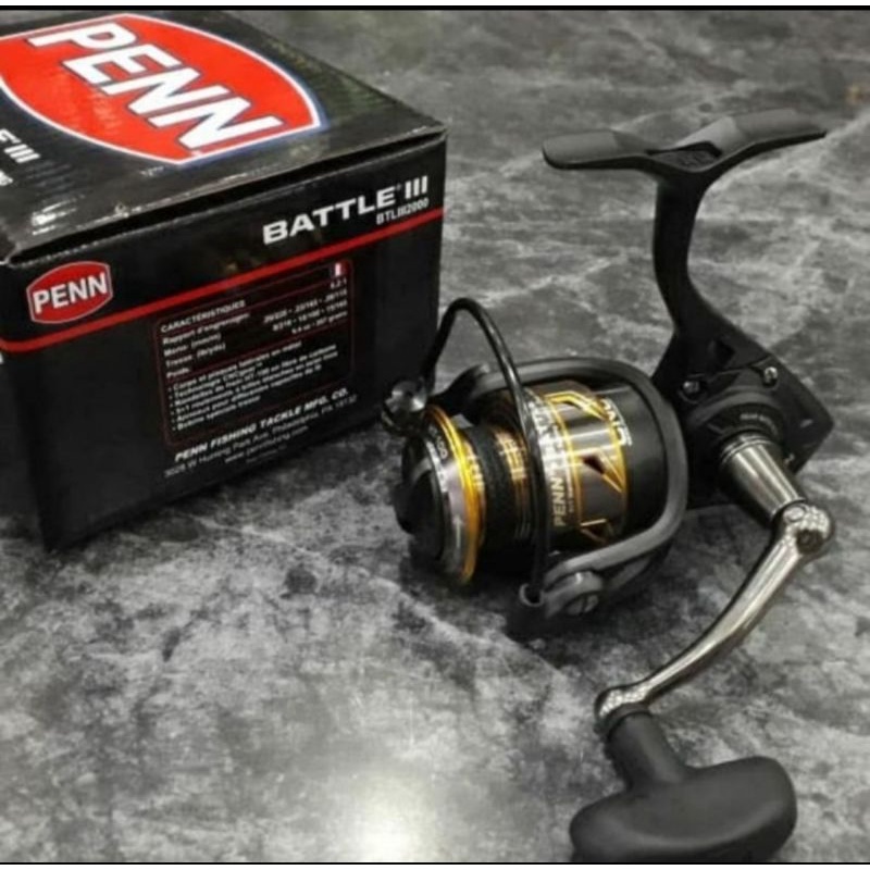 Reel Spinning Penn Battle III 1000, 2000, 3000, 4000, 8000