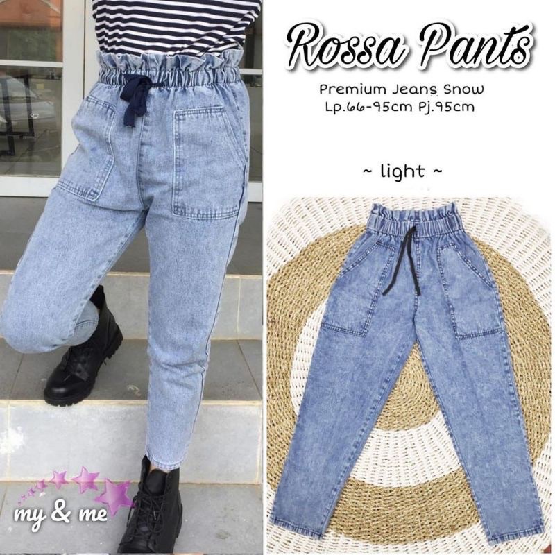 Celana Jeans Wanita KONVEKSIANA Joger Pant Baggy Jean terkini ALLSIZE FIT XL