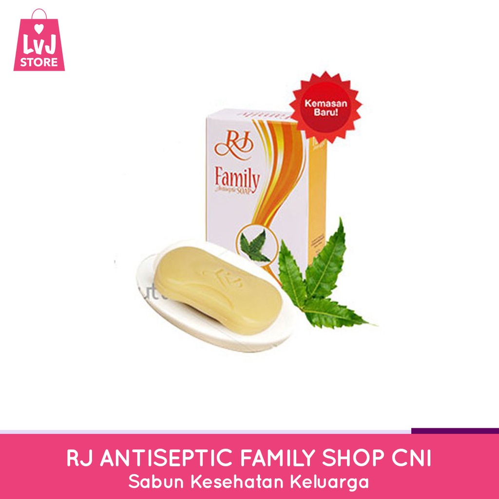RJ ANTISEPTIC FAMILY SOAP CNI SABUN KESEHATAN KELUARGA 3 PCS