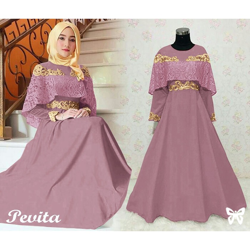 HOPYLOVY - Gamis Wanita Pevita Dress