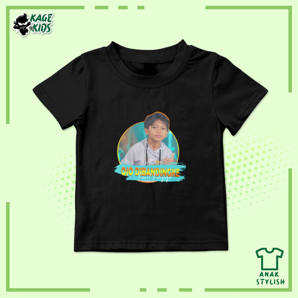 Kaos Distro Anak FAREL PRAYOGA V2 Laki Laki dan Perempuan / Umur 1-10 Tahun / Custom Request / Terla