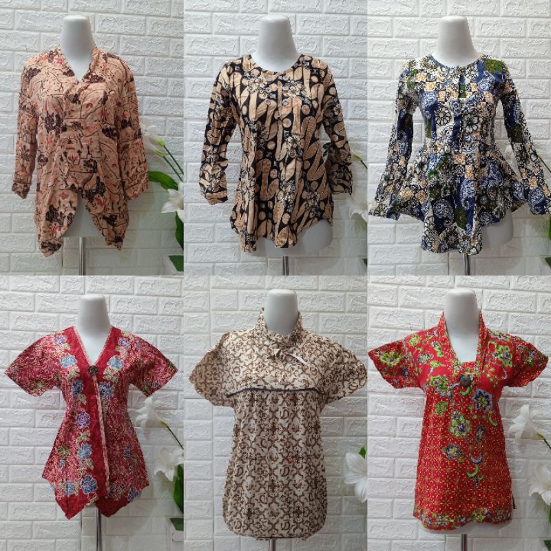 PRELOVED BAJU BATIK WANITA / (PART 1) / PL ATASAN BATIK WANITA / BAJU BEKAS
