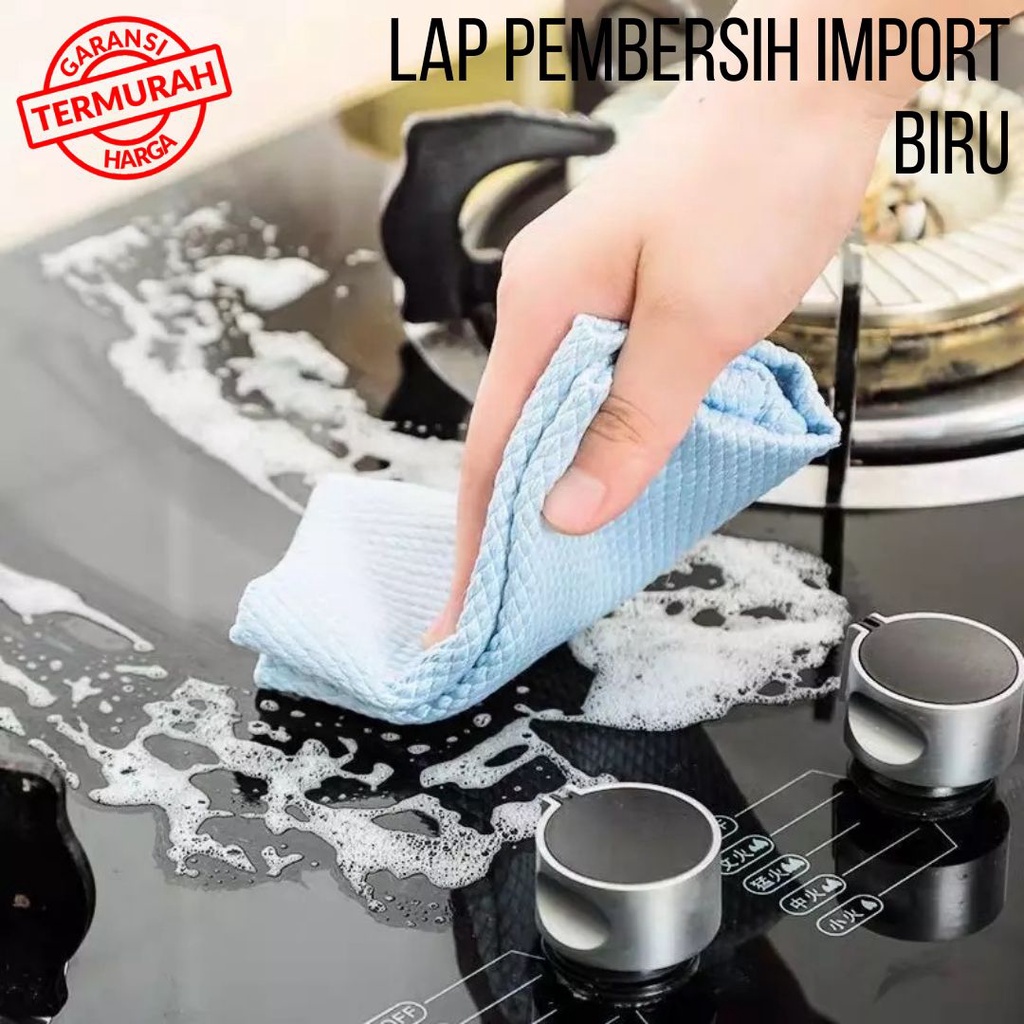 Berkattoserba Handuk Dapur Kain Pembersih Lap Unik Serbaguna Bermotif Fragment Sisik Ikan