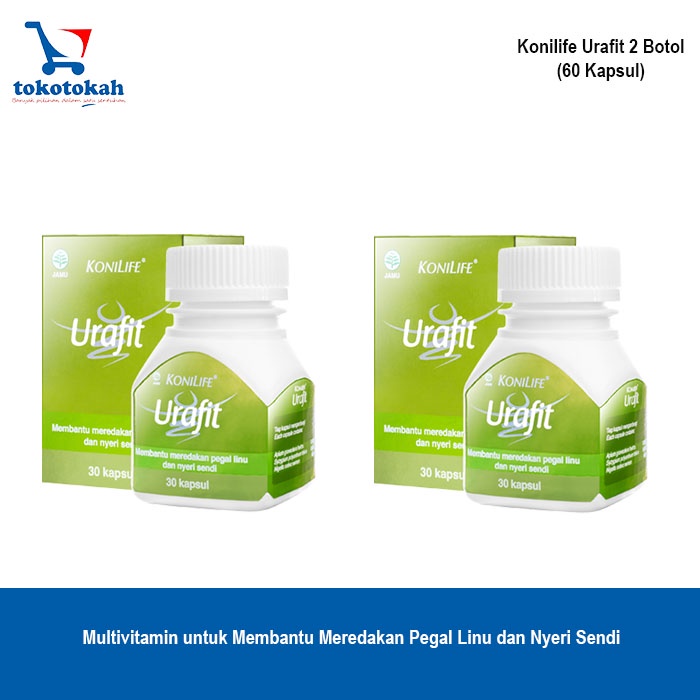 KONILIFE URAFIT Food Supplement Alami Bebas Asam Urat - 2botol