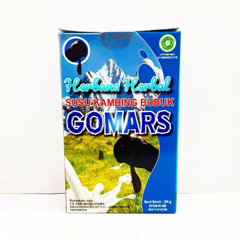 

Susu bubuk kambing ettawa Gomars ori 200 gram