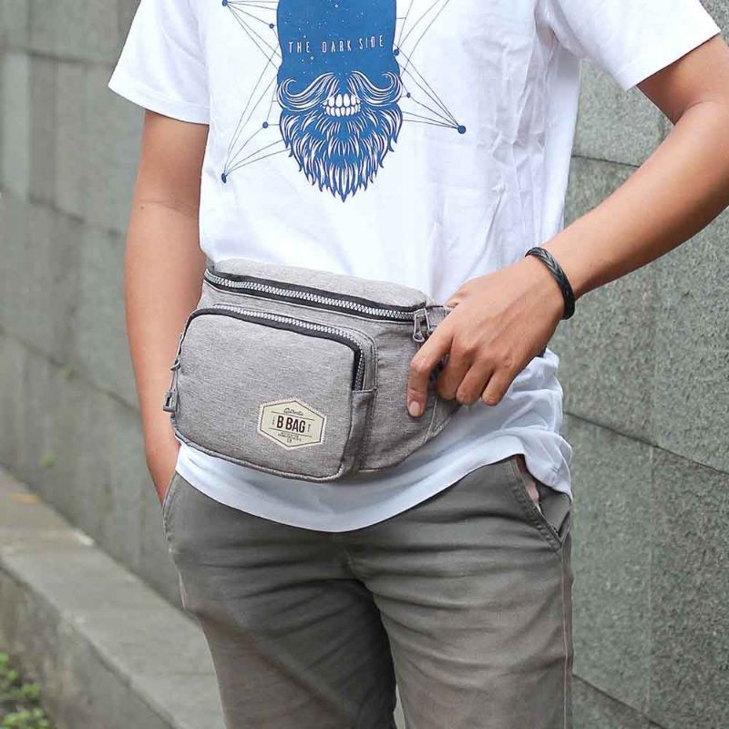 New Arrival Tas salempang pinggang pria waistbag slingbag bahan premium terbaru promo garansi COD