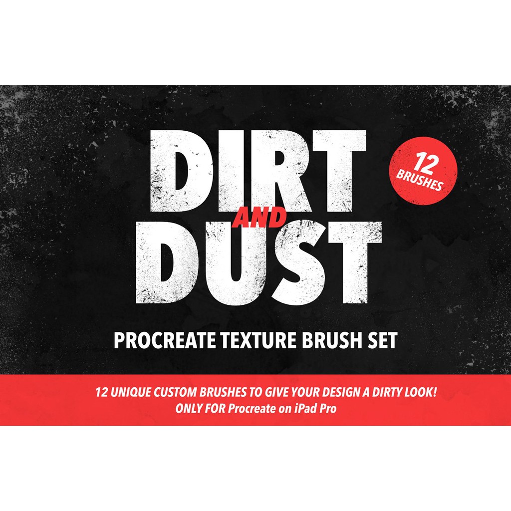 Procreate Brush - Dust and Dirt Procreate Brush Set