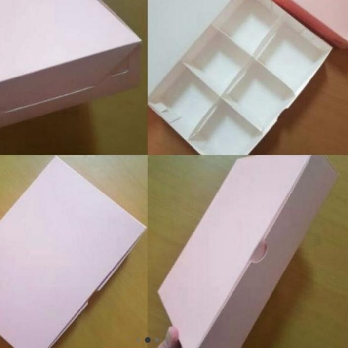 

New Dus eggtart sekat 6 uk. 22x15x4.5 cm PINK " 1 pack isi 10 pcs dus !