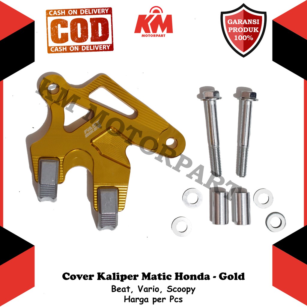 Cover Kaliper CNC Matic Honda Beat Vario 125 Vario 150 Scoopy fi dll Tutup Kaliper Variasi