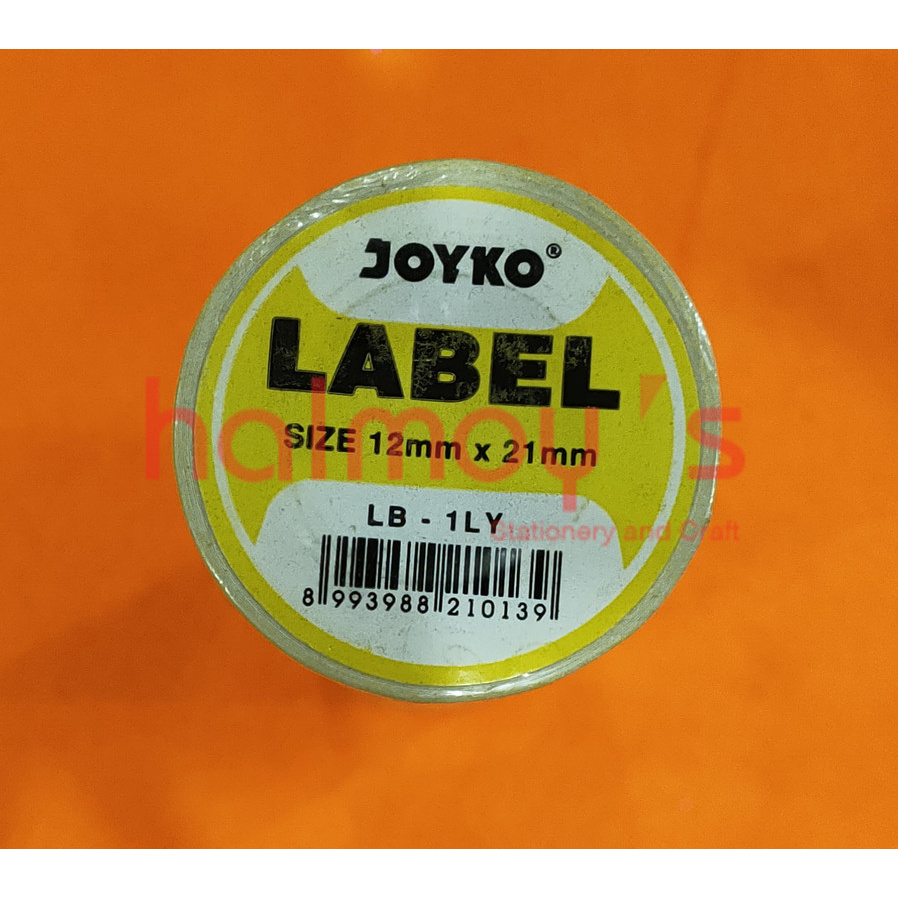 

KERTAS LABEL HARGA JOYKO 1 BARIS KUNING LB - 1LY ( 10 PCS )