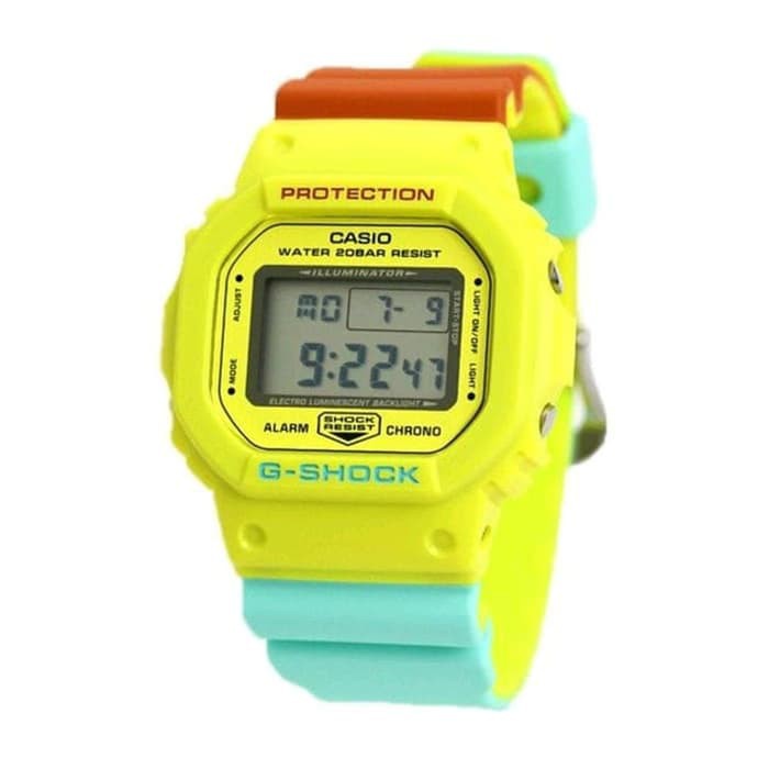 Casio G-Shock DW-5600CMA-9DR - Jam Tangan Pria - Kuning