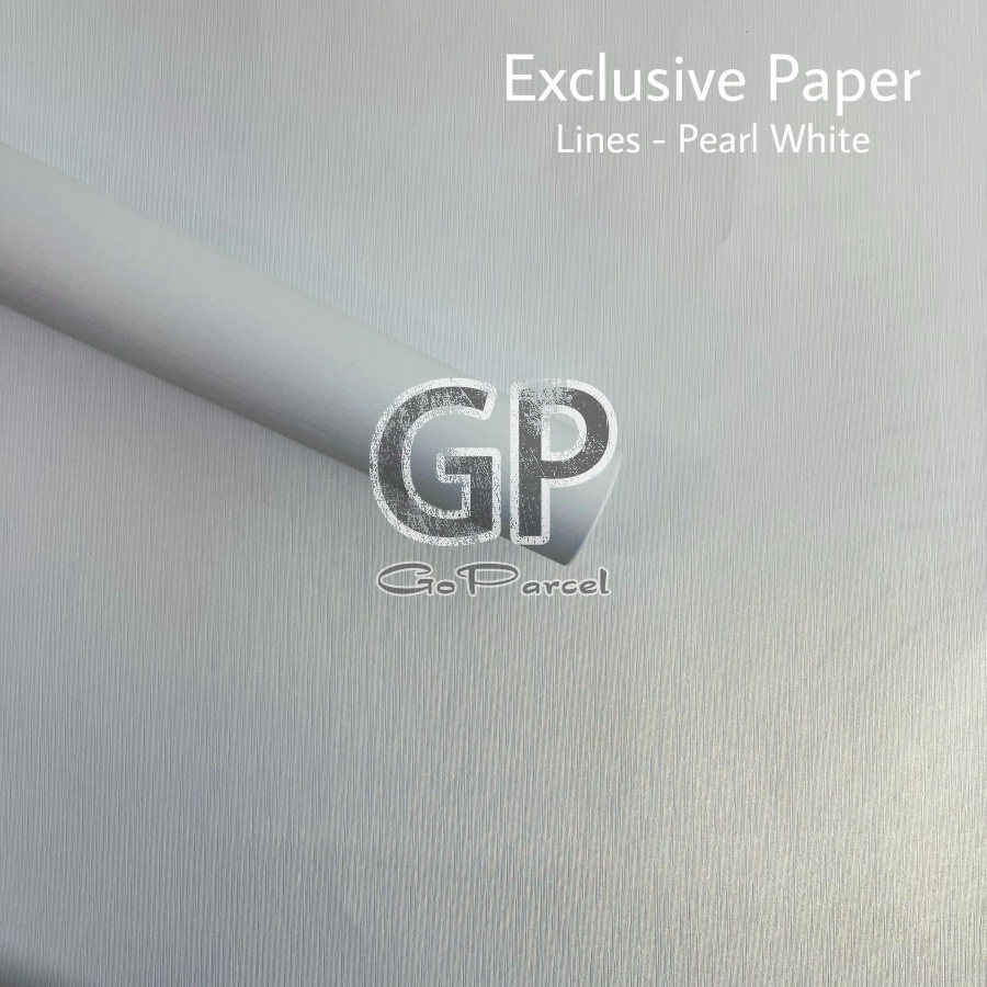 ( 2 Lembar ) EXCLUSIVE PAPER 80 GR LINES EMBOSSED - KERTAS KADO EKSLUSIF EMBOS PEARL