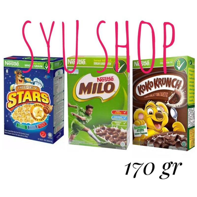 

nestle koko crunch krunch milo honey stars star trix mix cookie cookies 150gr cereal sereal