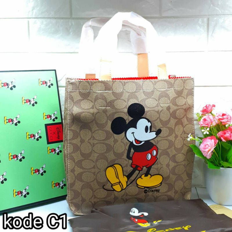 tas bahu wanita korea murah terbaru shoulder bag motif