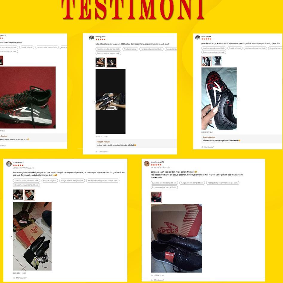 Serbu Kejutan sepatu futsal putsal footsal SPECS SPYDER HITAM POLOS futsal murah