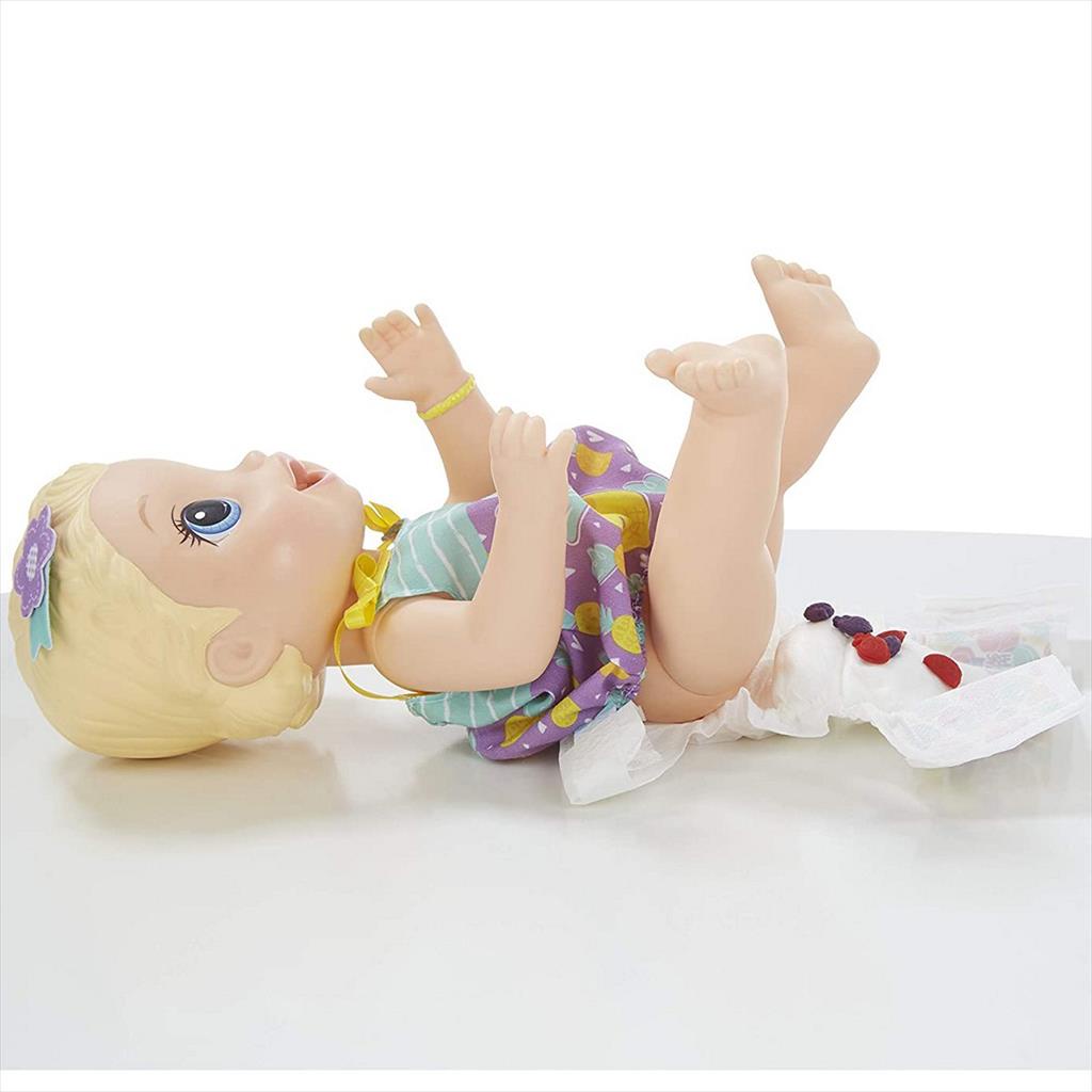 BABY ALIVE Snackin Lily Blonde Boneka Hasbro E5841