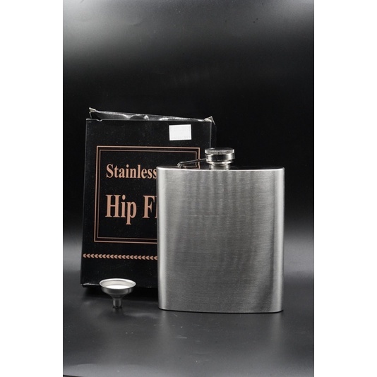 Hip Flask 18 Oz 526 ml Stainless Steel Portable Wine Whisky Pot Bottle Drinkware Alcohol Travel Boto