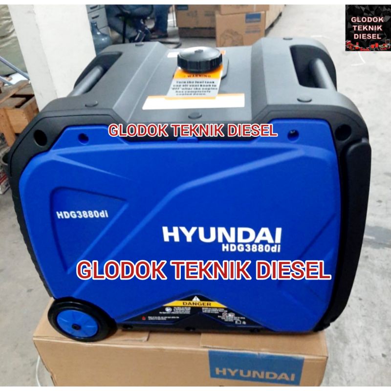 Genset Silent Inverter Hyundai 4 kva HDG3880di / Hyundai HDG 3880 di ORIGINAL TERBAIK
